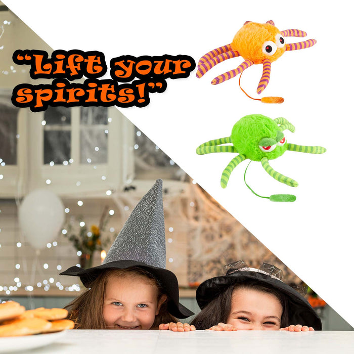 Spider Soft Toy Shoulder Pet 1 Piece Mystery Bag Trick or Treat Party 10cm MultiColour