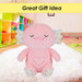 Axolotl Soft Toy Cute Plushie Huggable Cuddly Stuffed Toy 30cm Pink