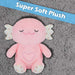 Axolotl Soft Toy Cute Plushie Huggable Cuddly Stuffed Toy 30cm Pink