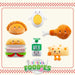 Pastie Soft Toy Food Themed Cute Plush Cuddly Soft Fluffy 16cm Multi-Coloured