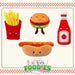 Fries Soft Toy Food Themed Cute Plush Cuddly Soft Fluffy 27cm Multi-Coloured