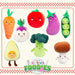 Carrot Soft Toy Food Themed Cute Plush Cuddly Soft Fluffy 27cm Multi-Coloured