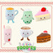 Chocolate Cake Soft Toy Food Drink Themed Cute Plush Cuddly 27cm Multi-Coloured