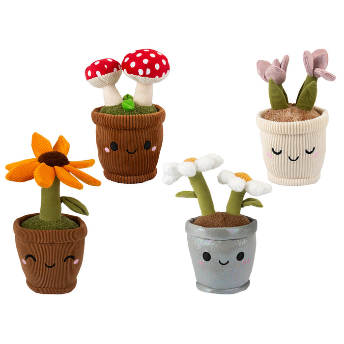 Flowerpot Soft Toy Cute Plushie Huggable Cuddly Stuffed Toy Gift 30cm Pink