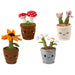 Flowerpot Soft Toy Cute Plushie Huggable Cuddly Stuffed Toy Gift 30cm White