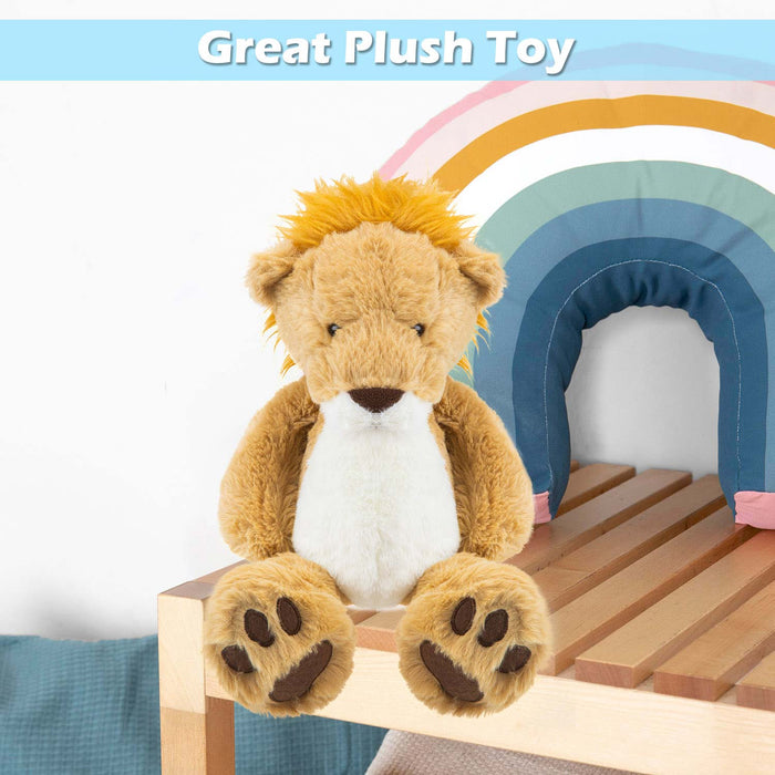 Lion Floppies Soft Toy Cute Plushie Huggable Cuddly Stuffed Toy 36cm Brown