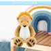 Lion Floppies Soft Toy Cute Plushie Huggable Cuddly Stuffed Toy 36cm Brown
