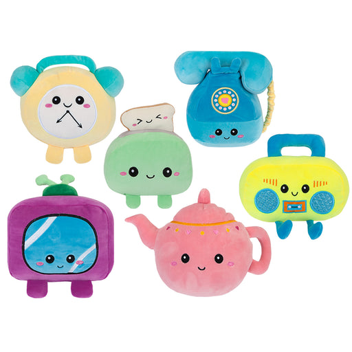 Home Clock Soft Toy Cute Plushie Huggable Cuddly Stuffed Toy 27cm