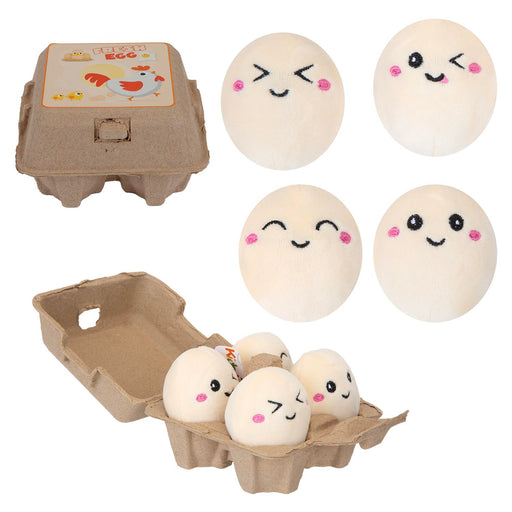 Easter Egg Soft Toy with Box 7cm x 11.5cm Multicolour X 1
