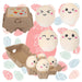 Easter Egg Soft Toy with Box 7cm x 11.5cm Multicolour X 1