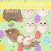 Easter Egg Soft Toy with Box 7cm x 11.5cm Multicolour X 1