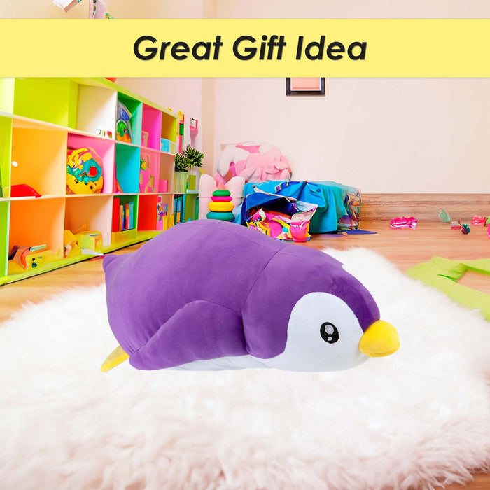Penguin Softlings Soft Toy Plush Stuffed Purple