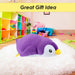 Penguin Softlings Soft Toy Plush Stuffed Purple