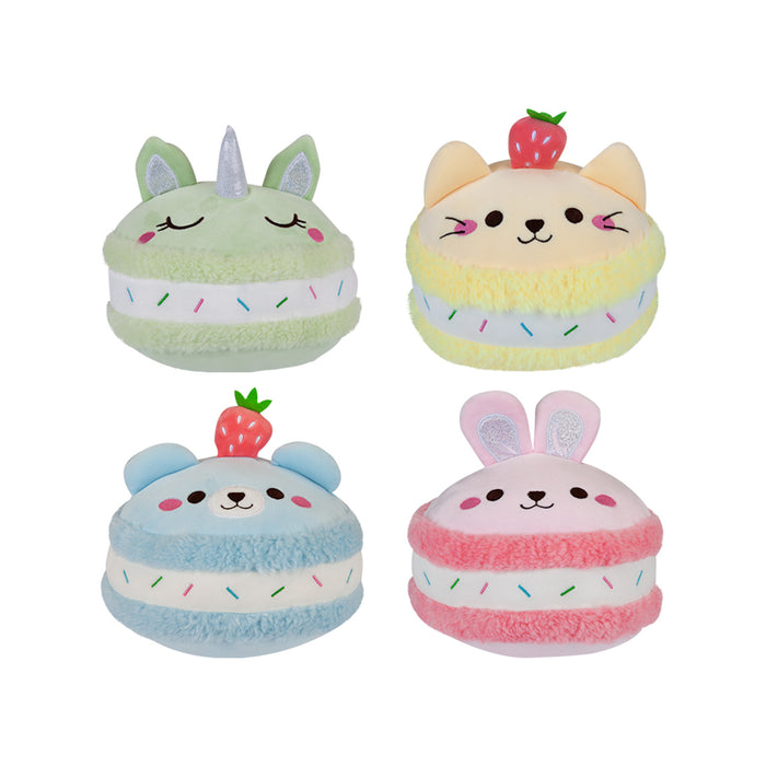 Macaroon Unicorn Soft Toy Cute Plushie Huggable Cuddly Stuffed Toy 23cm Green