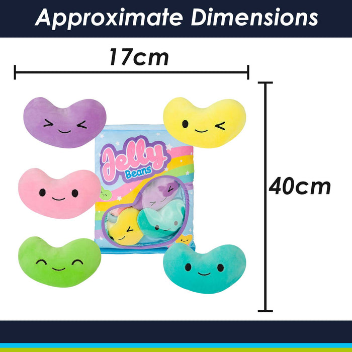 Jelly Bean Pack Soft Toy Cute Plushie Huggable Cuddly Stuffed Toy 40cm Multi