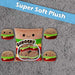 Burger Bean Pack Soft Toy Plush Stuffed Multi