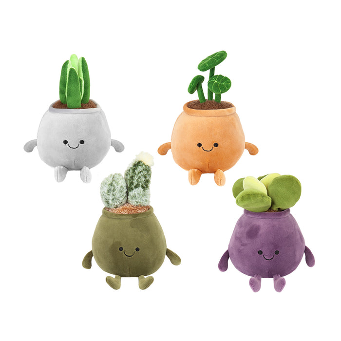 Potted Plants Soft Toy Cute Plushie Huggable Cuddly Stuffed Toy 20cm Purple