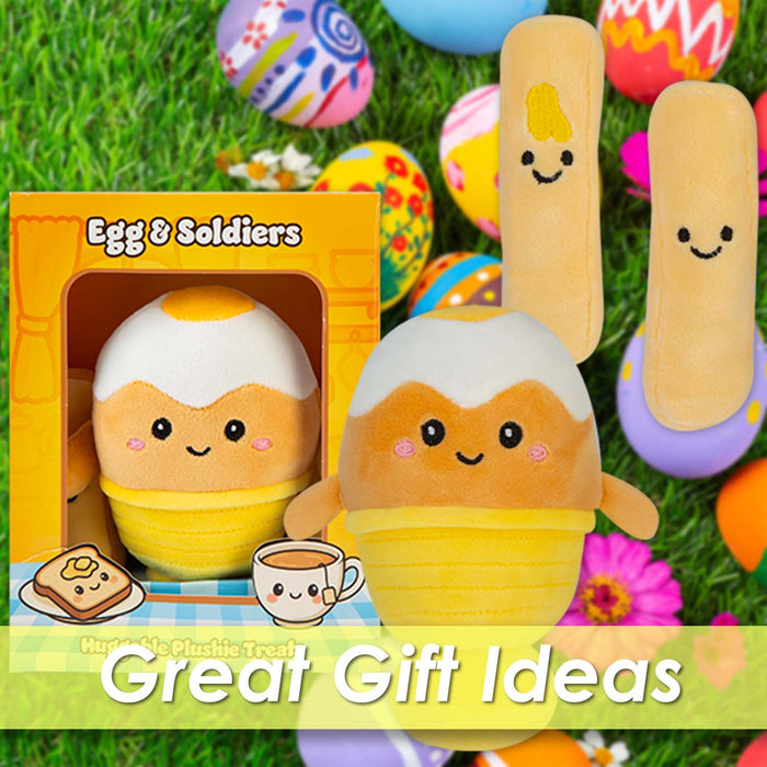 Easter Egg & Soldiers Soft Toy 19cm x 15cm Multicolour X 1