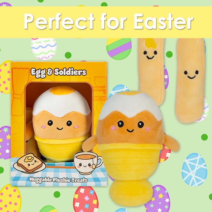 Easter Egg & Soldiers Soft Toy 19cm x 15cm Multicolour X 1
