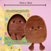 Easter Egg Soft Toy in Gift Box 19cm x 15cm Brown X 1