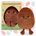 Easter Egg Soft Toy in Gift Box 19cm x 15cm Brown X 1
