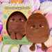 Easter Egg Soft Toy in Gift Box 19cm x 15cm Brown X 1