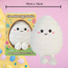 Easter Egg Soft Toy in Gift Box 19cm x 15cm White X 1