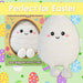 Easter Egg Soft Toy in Gift Box 19cm x 15cm White X 1