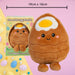 Easter Egg Soft Toy in Gift Box 19cm x 15cm Brown X 1