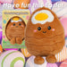 Easter Egg Soft Toy in Gift Box 19cm x 15cm Brown X 1