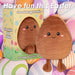 Easter Egg Soft Toy in Gift Box 22cm x 16cm Brown X 1