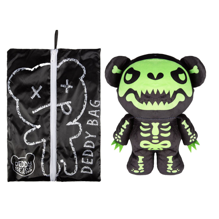 Deddy Bears Bones Soft Toy Body Bag, Certificate, Plush Halloween