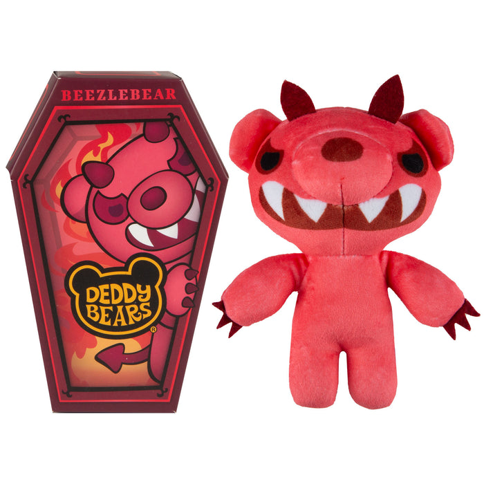 Deddy Bears Beezlebear Soft Toy with Coffin Plush - Halloween