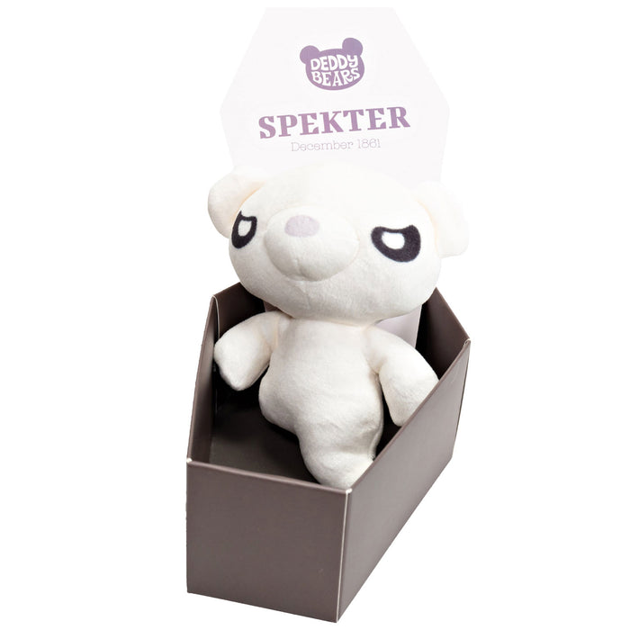 Deddy Bears Spekter Soft Toy 15cm with Coffin Plush - Halloween Spekter