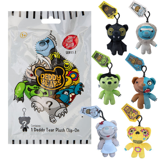 Deddy Bears - Blind Bag Soft Toy Clip, Plush