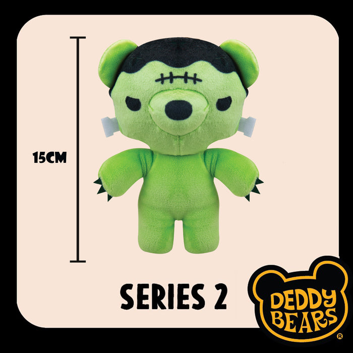 Deddy Bears - Frankenbear Soft Toy with Coffin Plush Plush 15cm Frankenbear