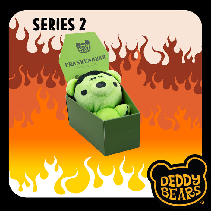 Deddy Bears - Frankenbear Soft Toy with Coffin Plush Plush 15cm Frankenbear