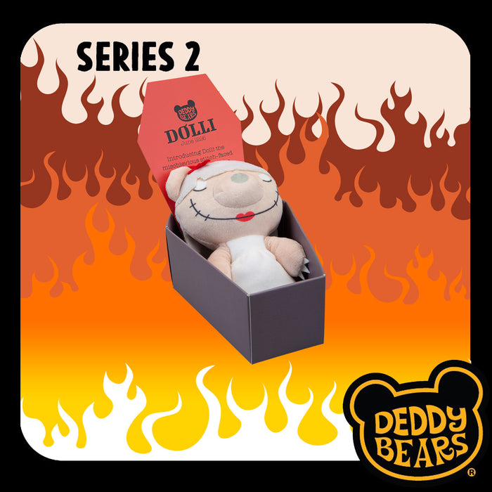 Deddy Bears - Dolli Soft Toy with Coffin Plush Plush 15cm Dolli