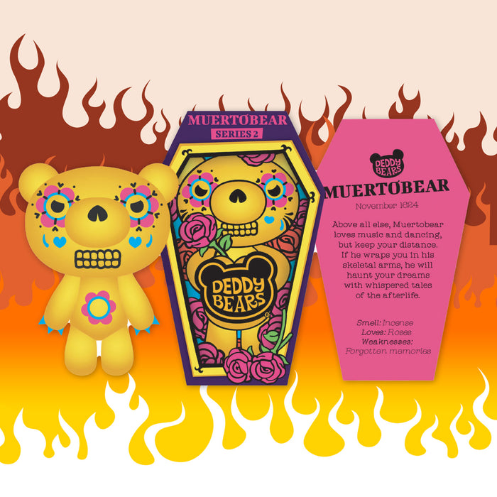 Deddy Bears - Muertobear Soft Toy with Coffin Plush