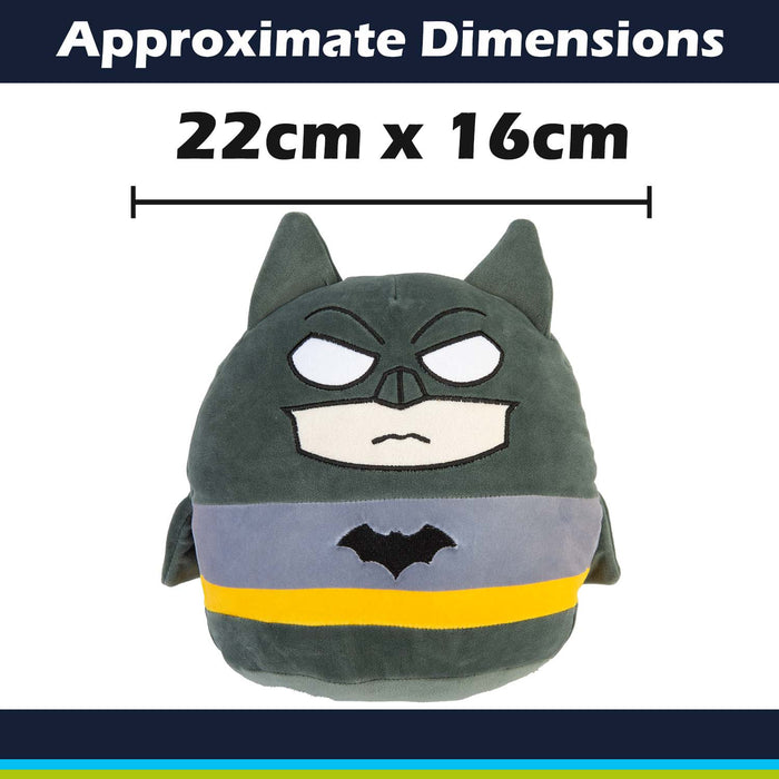 Batman Oval Pillow Movie Character Cushion Black - 22cm x 16cm