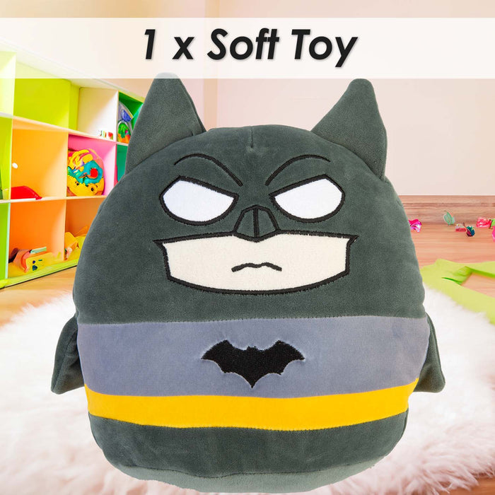 Batman Oval Pillow Movie Character Cushion Black - 22cm x 16cm