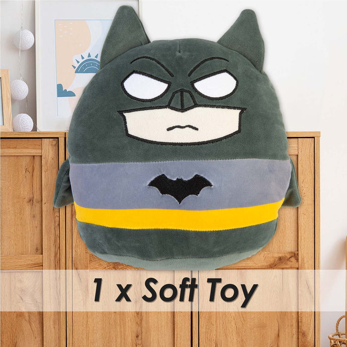 Batman Oval Pillow Movie Character Cushion Black - 22cm x 16cm