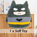 Batman Oval Pillow Movie Character Cushion Black - 22cm x 16cm