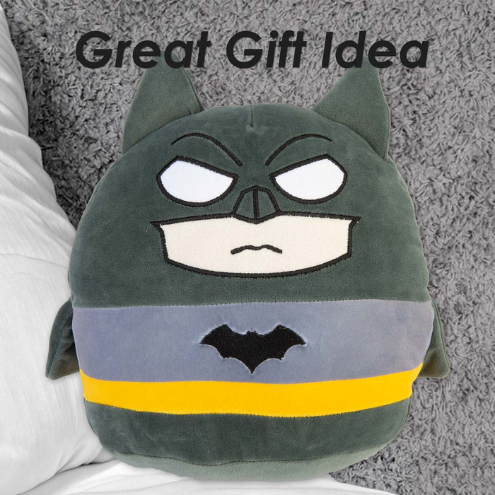 Batman Oval Pillow Movie Character Cushion Black - 22cm x 16cm