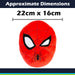 Spiderman Oval Pillow Movie Character Cushion Red - 22cm x 16cm