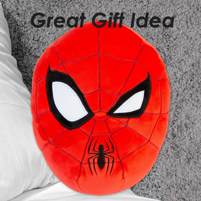 Spiderman Oval Pillow Movie Character Cushion Red - 22cm x 16cm