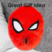 Spiderman Oval Pillow Movie Character Cushion Red - 22cm x 16cm