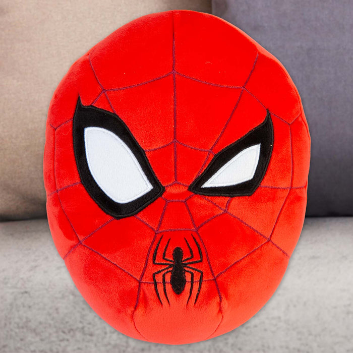 Spiderman Oval Pillow Movie Character Cushion Red - 22cm x 16cm