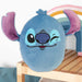 Lilo & Stitch Oval Pillow 1 x Stitch Cushion Blue - 22cm x 16cm
