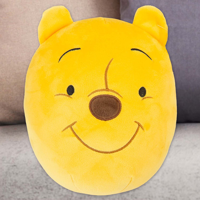 Winnie The Pooh Oval Pillow Character Cushion Yellow - 22cm x 16cm